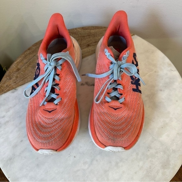 HOKA Mach 5 Runners Camellia/Peach Parfait size 5 - Picture 4 of 8